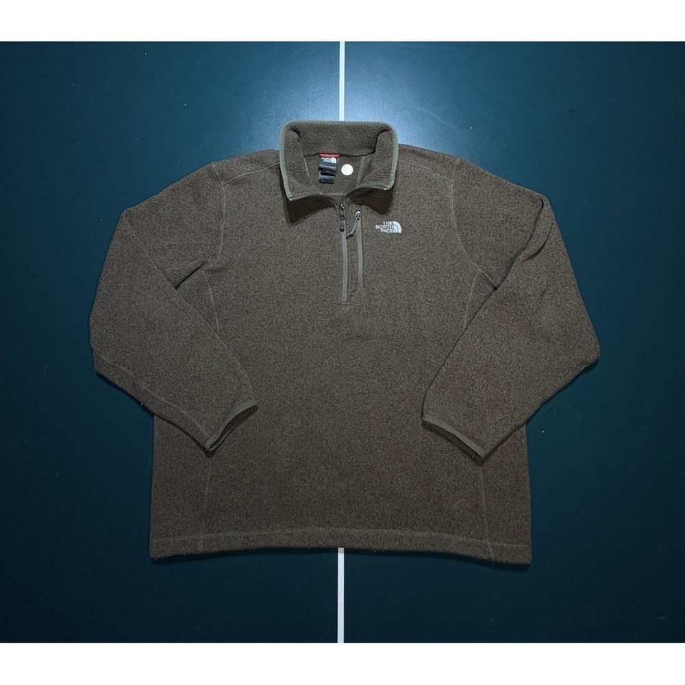 The North Face Brown Zip Up Sweater